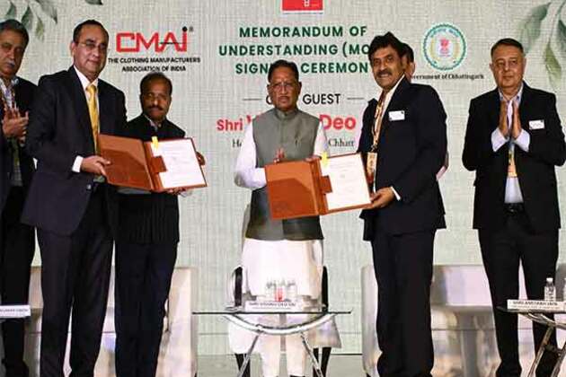 Chhattisgarh signs MoU with Clothing Manufacturers Association of India to make state a textile hub