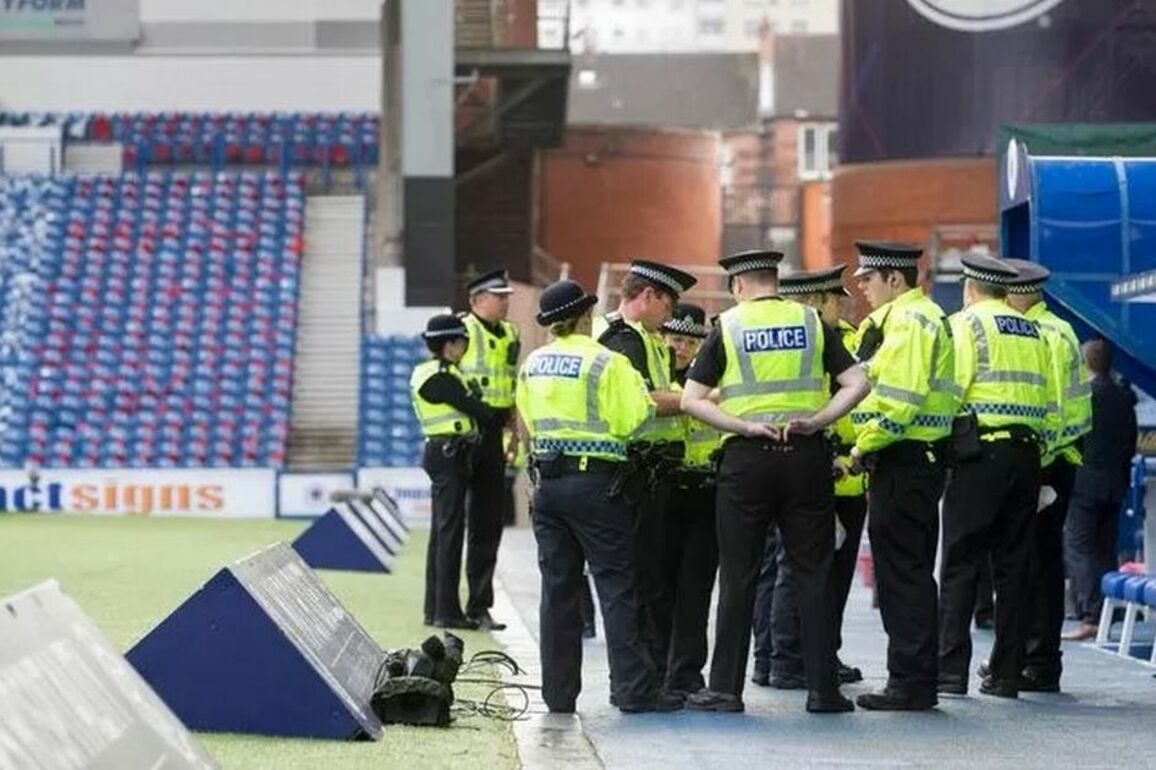 Old Firm arrests as two charged after police officer 'assaulted'