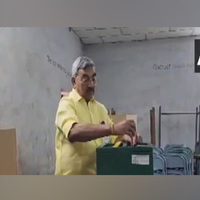 Candidates from PDF and TDP party cast votes in MLC elections