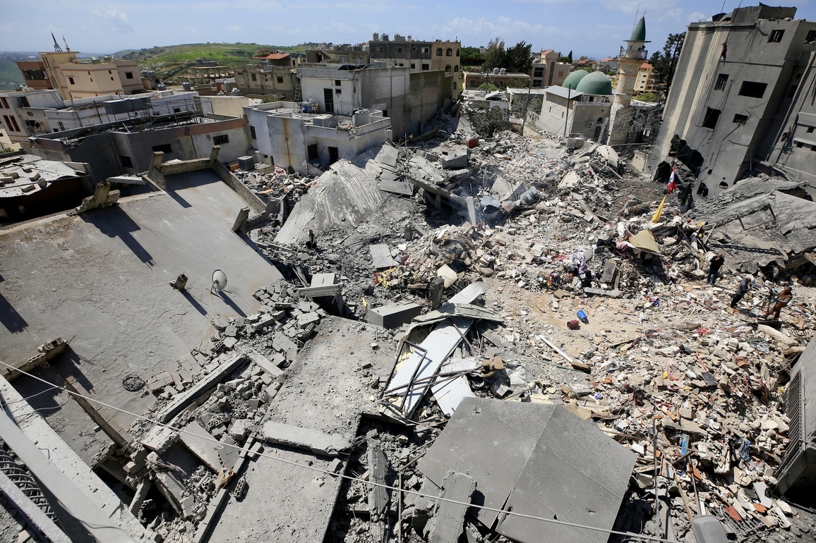 LEBANON-ZRARIYEH-AIRSTRIKE
