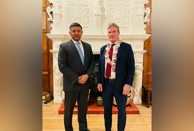 Indian High Commissioner holds 'productive' talk with UK Labour party leader Keir Starmer