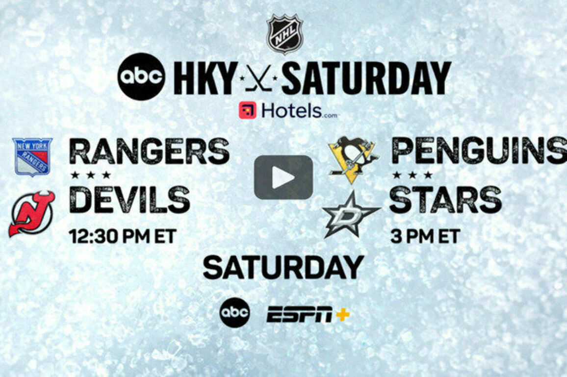 Five Exclusive NHL Games This Week on ABC, ESPN, ESPN+, Disney+ and Hulu