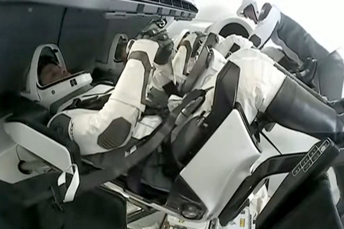 "Hatch closed, indicator aligned," Ax-4 crew moves for undocking aboard Dragon spacecraft