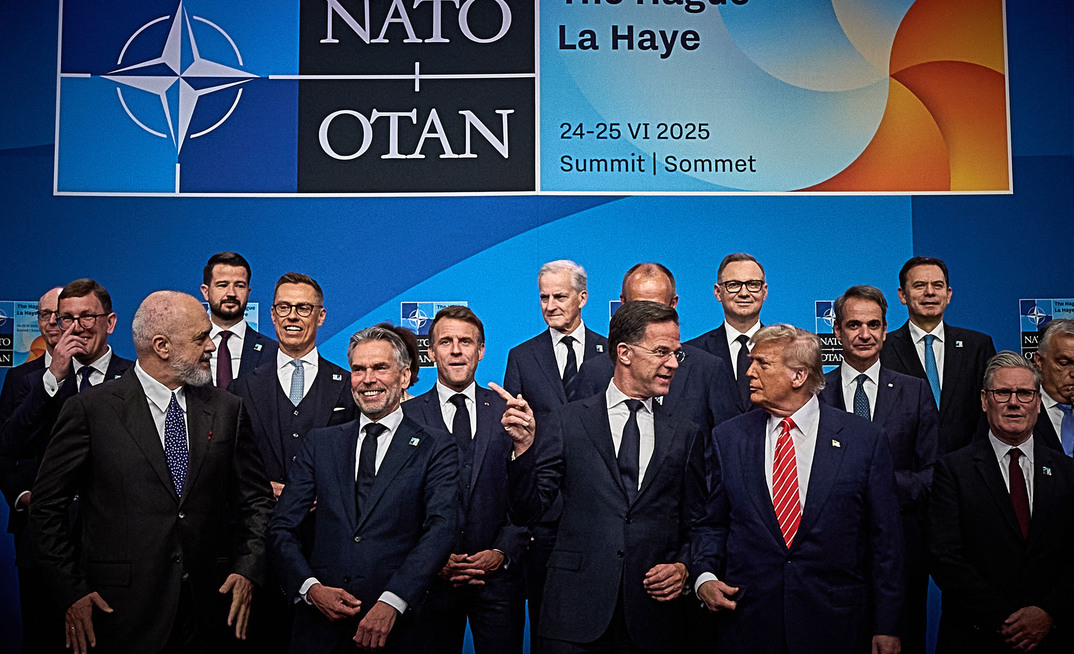 NATO's Mark Rutte with member heads of state and government.
