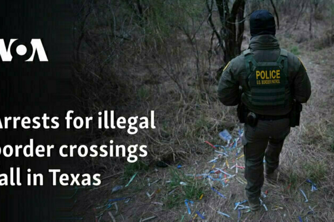 Arrests for illegal border crossings fall in Texas