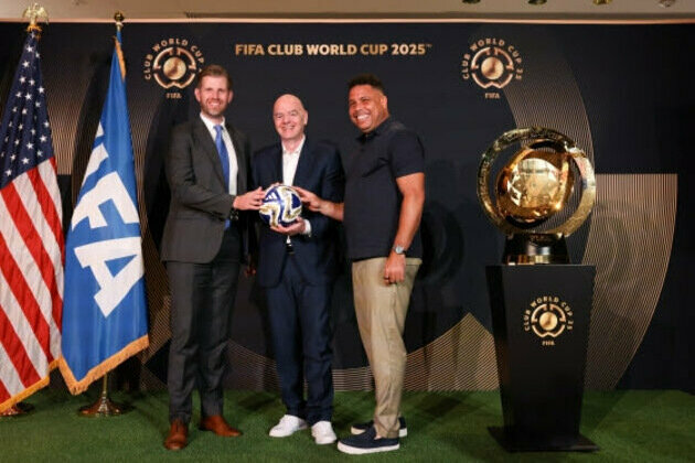 Club World Cup trophy on public display as FIFA opens new office in New York