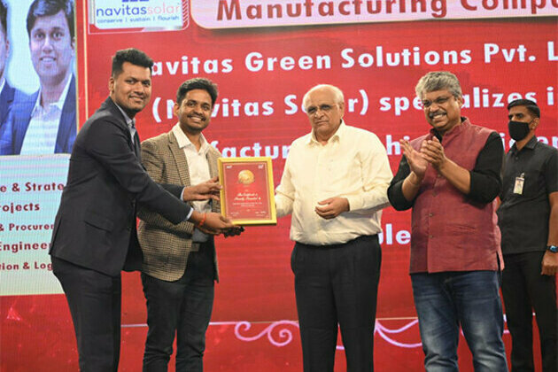 Navitas Solar, one of the leading solar module manufacturer, has been named as the "Pride of Gujarat"