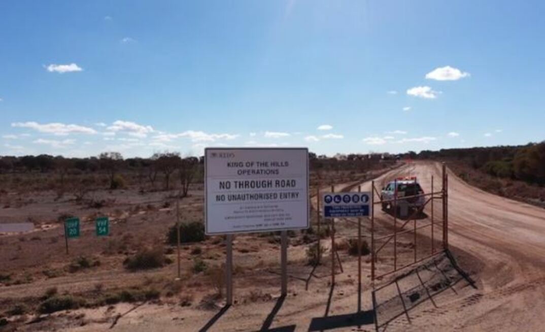 The King of the Hill gold mine. Phot courtesy Red 5