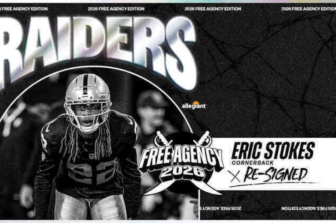 Raiders re-sign CB Eric Stokes