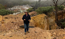  Godolphin geologist Johan Lambrechts at the historical Lewis Ponds mining centre