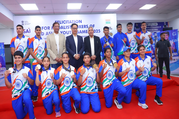 BFI felicitates Indian boxers for landmark performance at Asian Youth Games in Bahrain