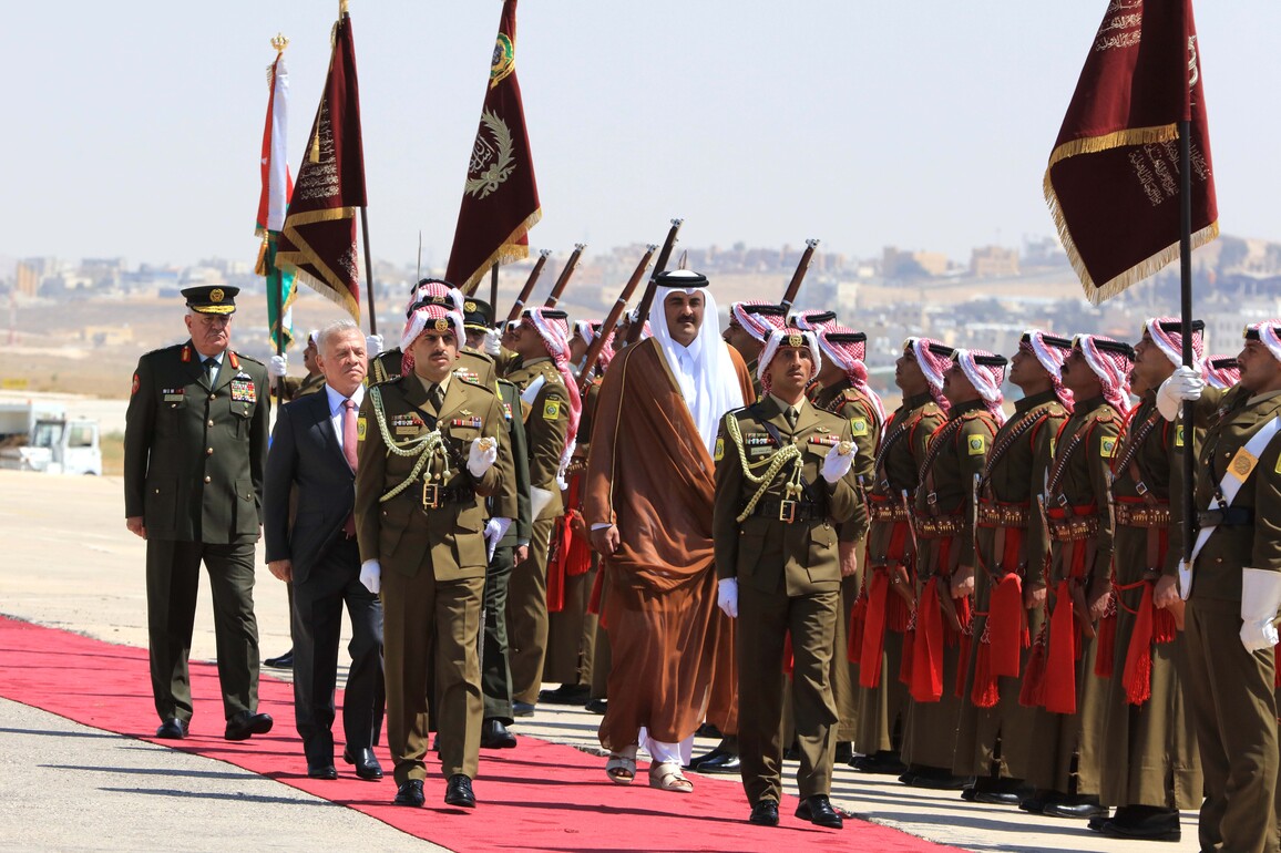 JORDAN-AMMAN-KING-QATAR EMIR-MEETING