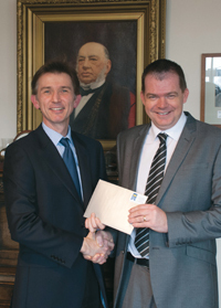 Duo celebrates 25 years at Kent Blaxill