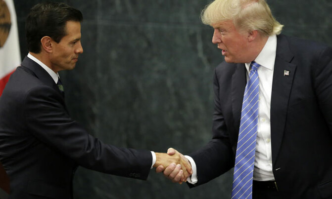 Mexican leader defends decision to invite Trump Mexican leader defends decision to invite Trump