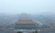 Beijing shrouded in smog.