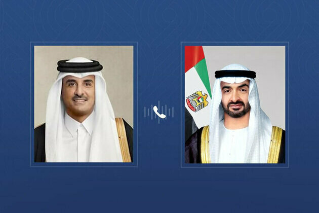UAE President holds phone call with Emir of Qatar