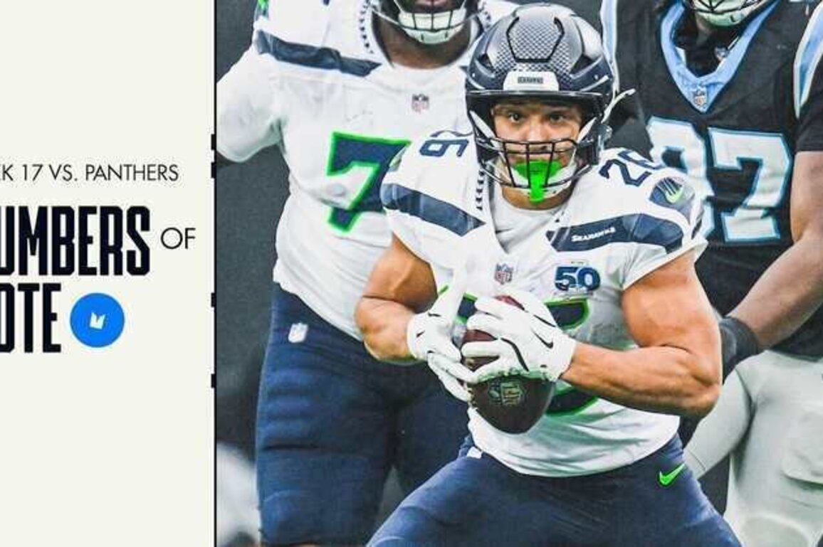 12 Numbers Of Note From The Seahawks' Week 17 Win At Carolina