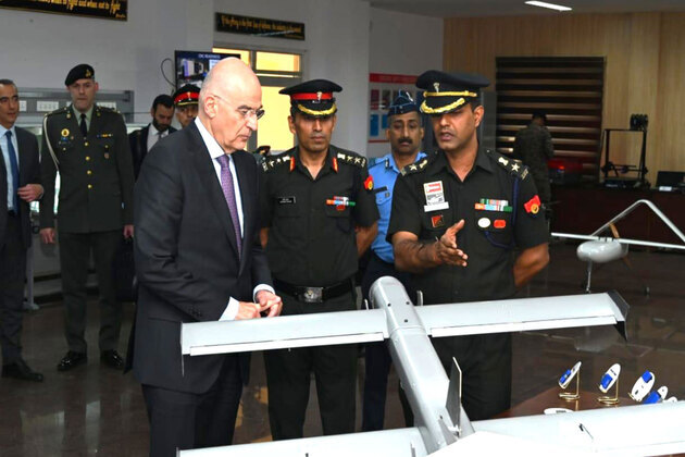 Greek Defence Minister Dendias witnesses India's indigenous drone and simulator technologies