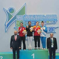 Two medals for UAE Karate Team at Asian Championship in China
