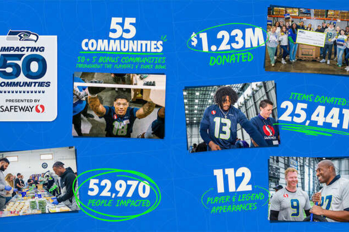 Seahawks Complete Impacting 50 Communities Initiative