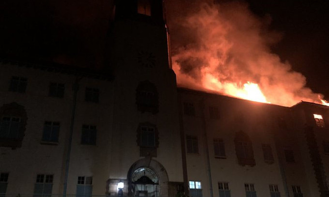 Why police and security guards were arrested over MUK main building fire Why police and security guards were arrested over MUK main building fire