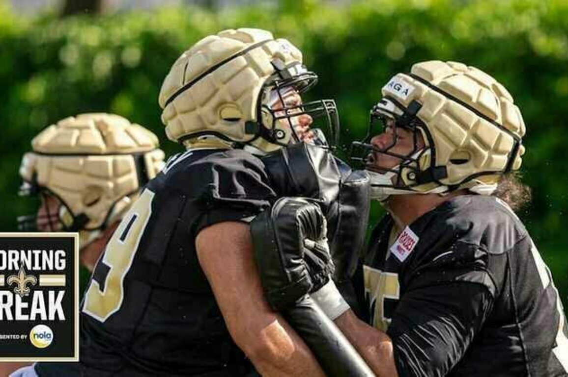 Morning Break: Saints ready to suit up in pads