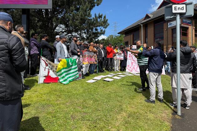 Kashmiri diaspora protests in UK, raises concerns over human rights violations in PoJK
