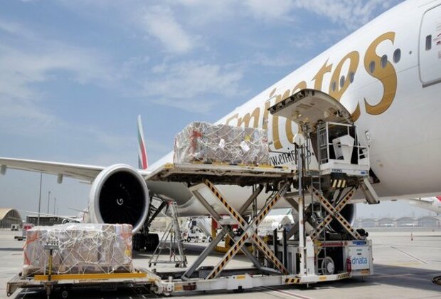 Dubai based airline transports COVID-19 relief materials