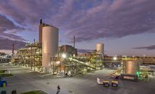 TLEA's Kwinana lithium hydroxide plant.