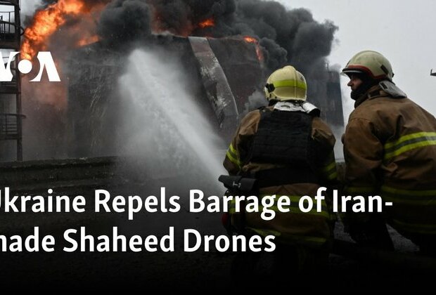 Ukraine Repels Barrage of Iran-made Shaheed Drones