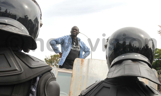 Police brutality: Officers say Besigye wanted to block Entebbe Road Police brutality: Officers say Besigye wanted to block Entebbe Road