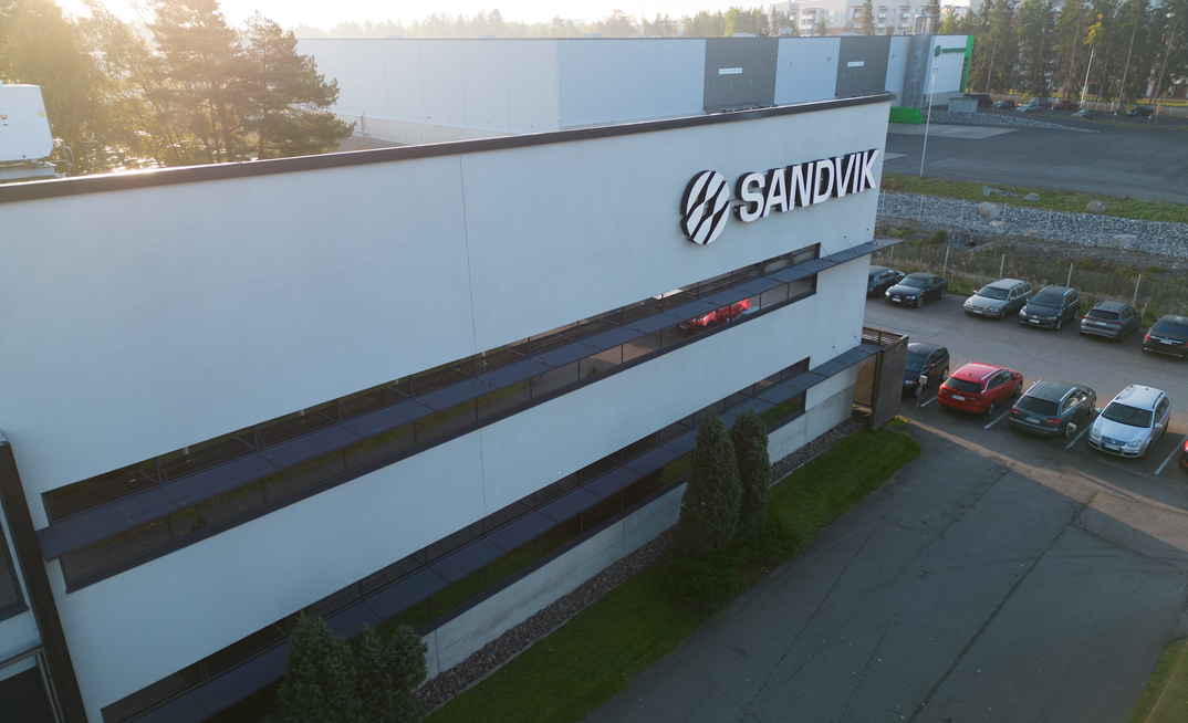 Sandvik's Turku factory.