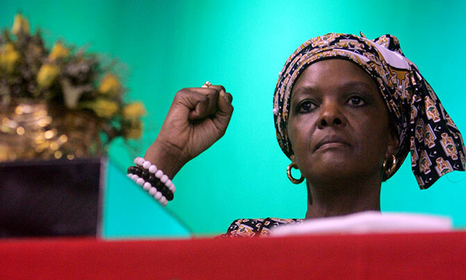 Grace Mugabe in first appearance after alleged assault Grace Mugabe in first appearance after alleged assault