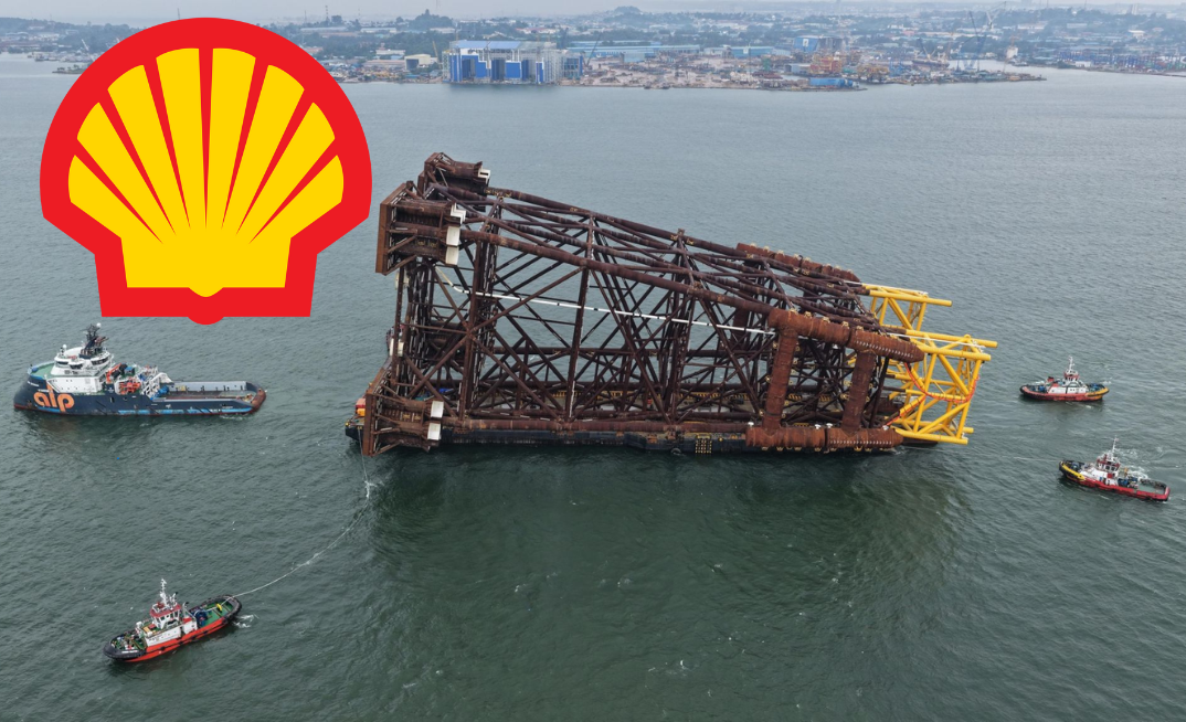 Shell hits key milestone as Crux platform substructure enroute to WA 
