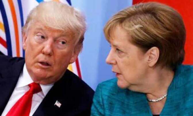 Merkel, Trump concerned over Putin's 'invincible' weapons Merkel, Trump concerned over Putin's 'invincible' weapons