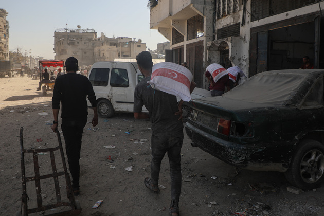 MIDEAST-GAZA CITY-FOOD SUPPLIES-DWINDLING