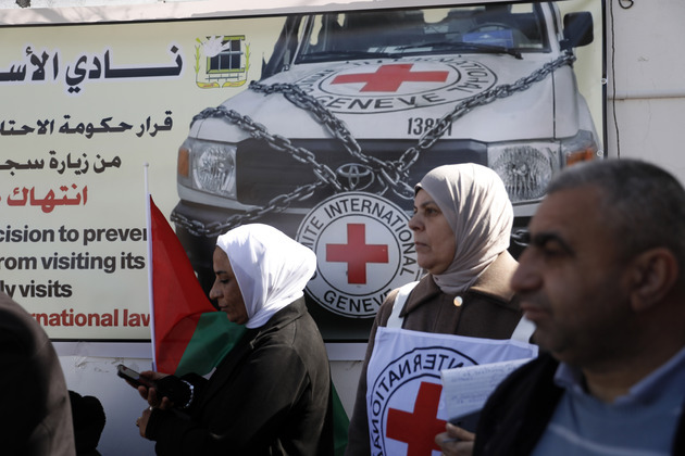 MIDEAST-WEST BANK-HEBRON-PROTEST