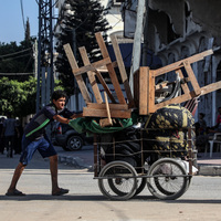 MIDEAST-GAZA CITY-PALESTINIANS-DISPLACEMENT