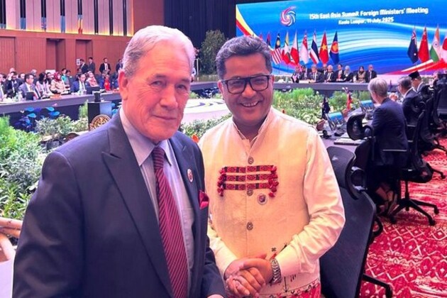 MoS Margherita holds talks with New Zealand FM at East Asia Summit Foreign Ministers' Meeting