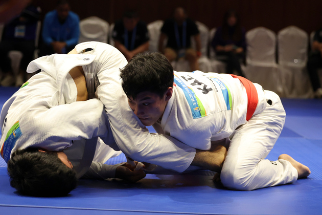 (SP)CHINA-HAINAN-SANYA-ASIAN BEACH GAMES-JIU JITSU-MEN'S-69KG-CONTESTS FOR BRONZE MEDAL(CN)