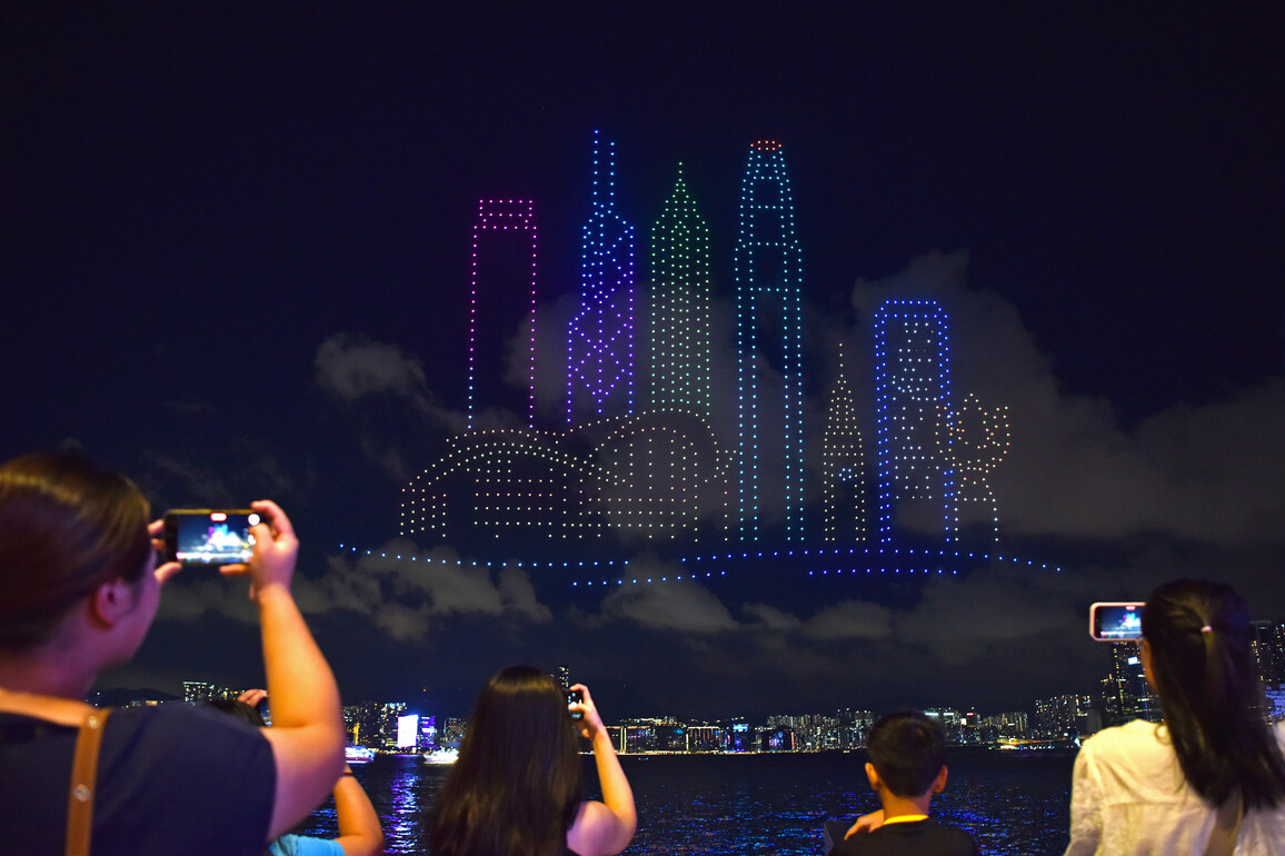 CHINA-HONG KONG-DRONE LIGHT SHOW (CN)