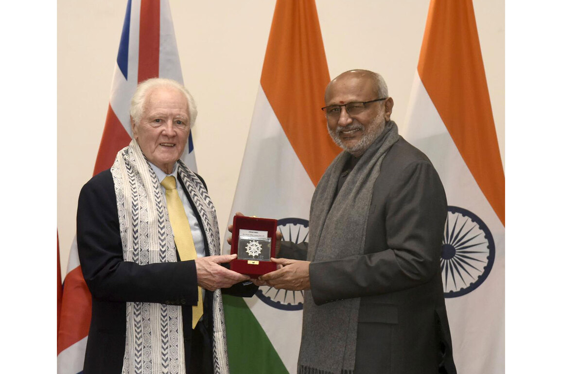 Vice President CP Radhakrishnan meets UK House of Lords Speaker Lord McFall on sidelines of 28th CSPOC