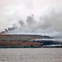THE PHILIPPINES-NAVOTAS CITY-LANDFILL FIRE
