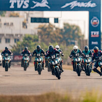 Adrenaline, earplugs, and apexes: My first time on track at TVS ARE GP