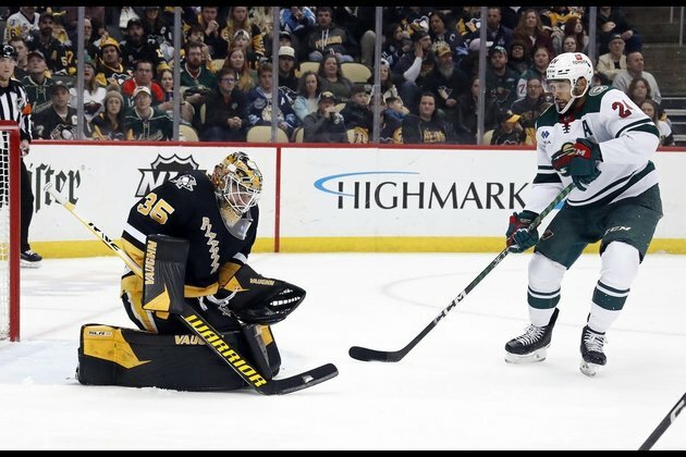 Penguins topple Wild, keep pace in wild-card race