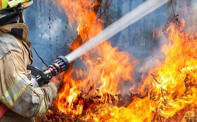 Shropshire Fire and Rescue Service said the fire had taken just over two hours to put out at the Shrewsbury farm