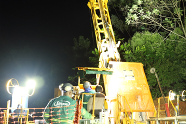 Exploração da Goldmining no projeto de ouro São Jorge