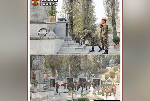 GOC and all ranks of Chinar Corps lay wreath at Chinar War Memorial on 78th Infantry Day