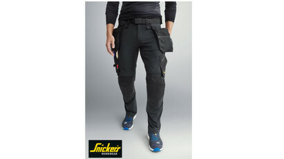 Detachable Holster Pockets In Snickers' New LiteWork Stretch Trousers