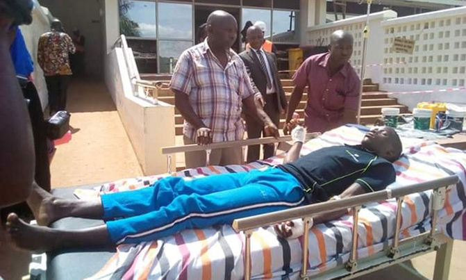 Nailed NRM supporter transferred from Mulago Nailed NRM supporter transferred from Mulago